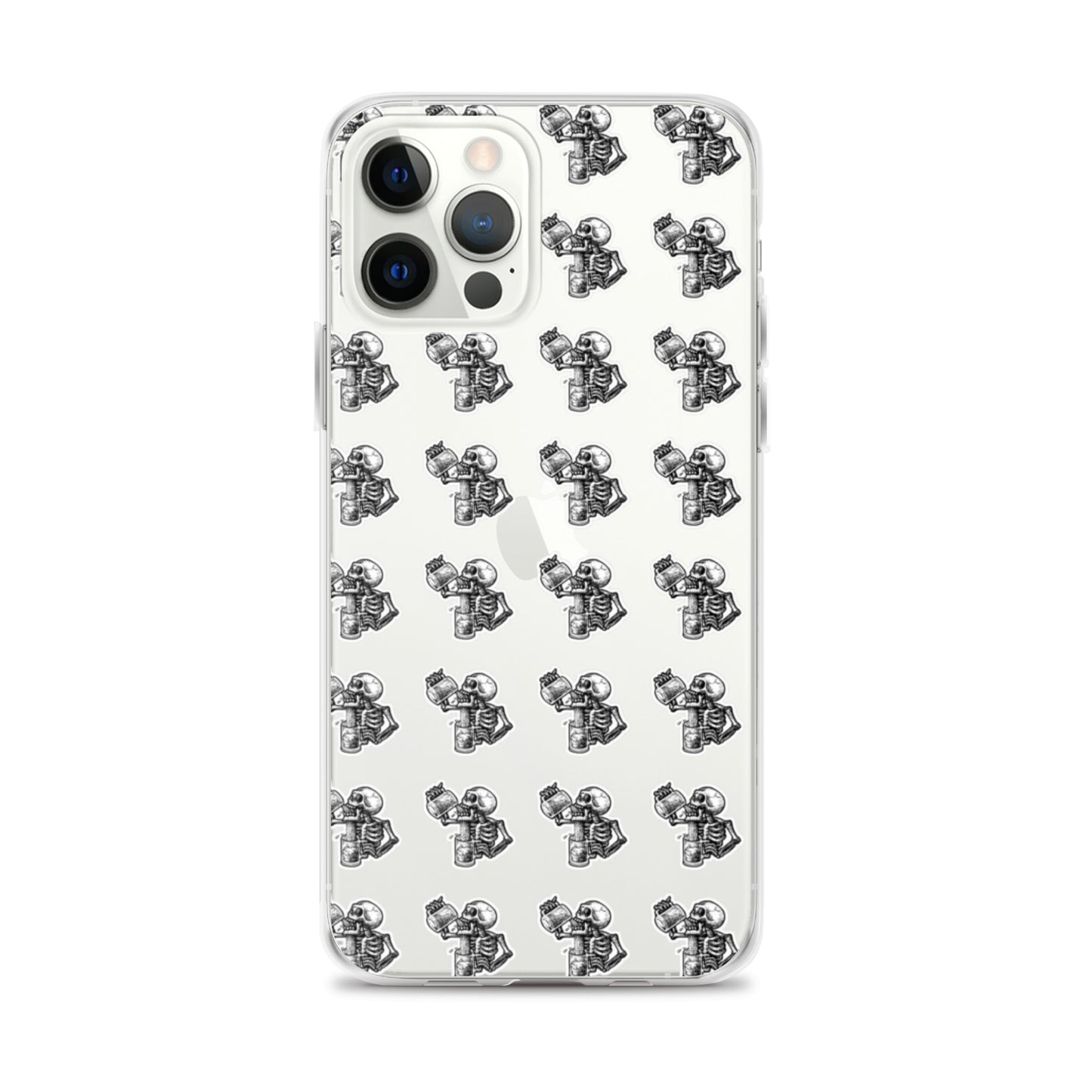 drunk skeleton iphone case