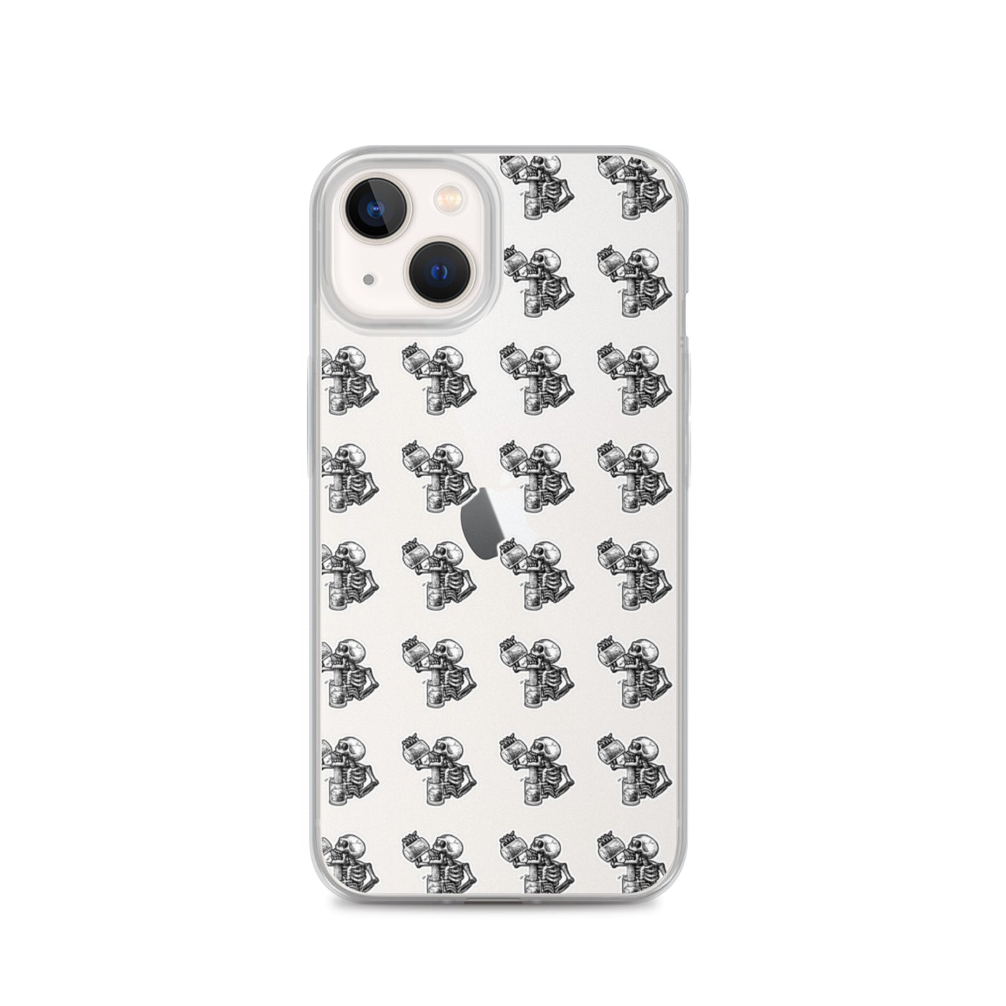 drunk skeleton iphone case