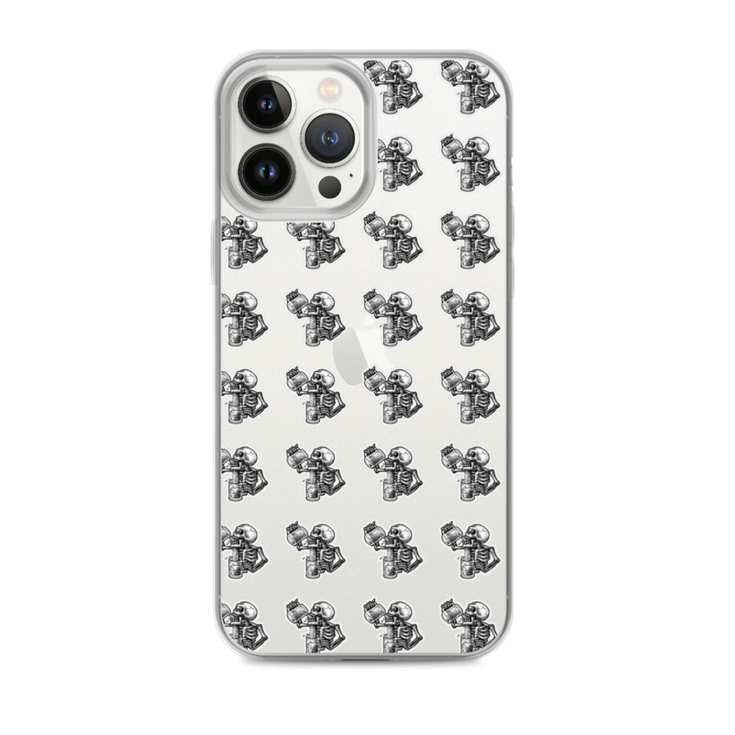 drunk skeleton iphone case