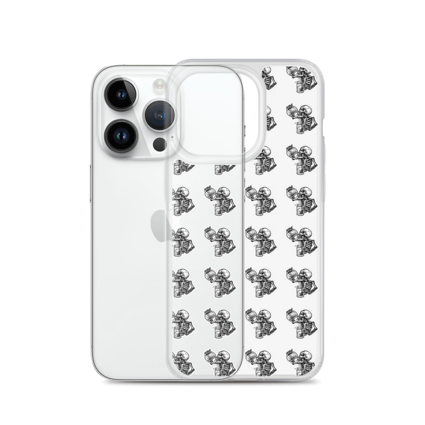 drunk skeleton iphone case