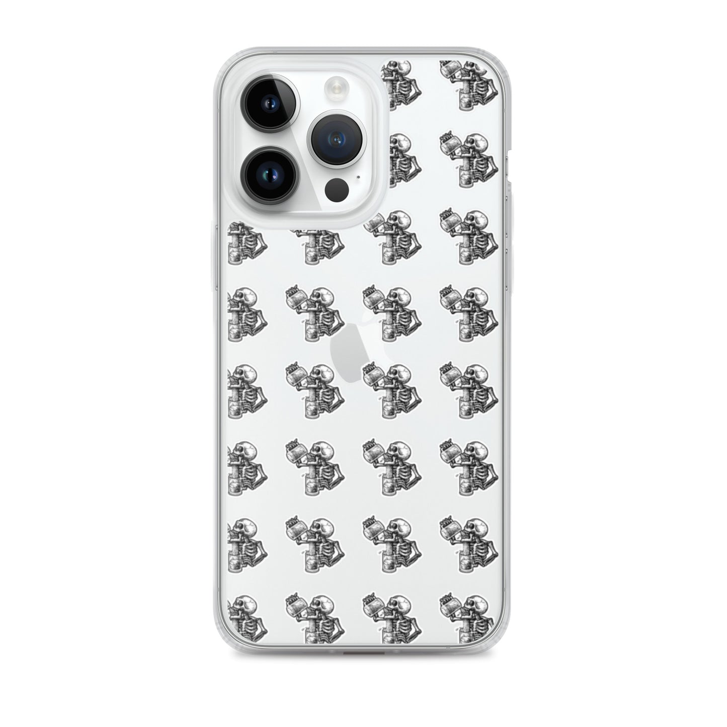 drunk skeleton iphone case