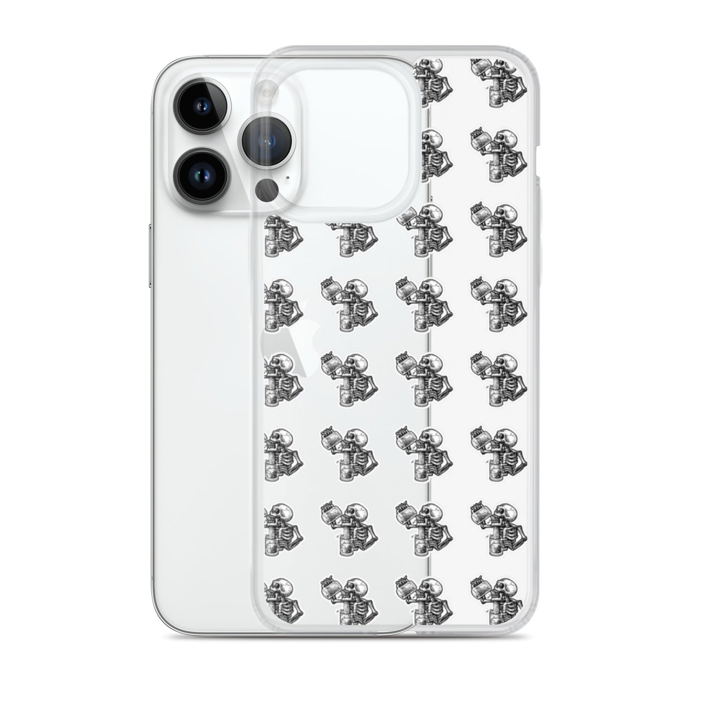 drunk skeleton iphone case