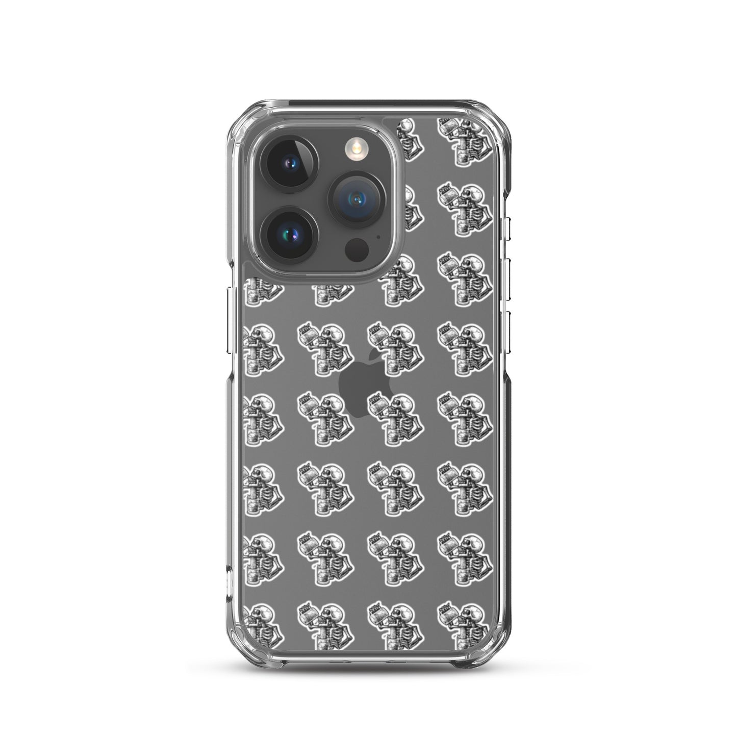 drunk skeleton iphone case