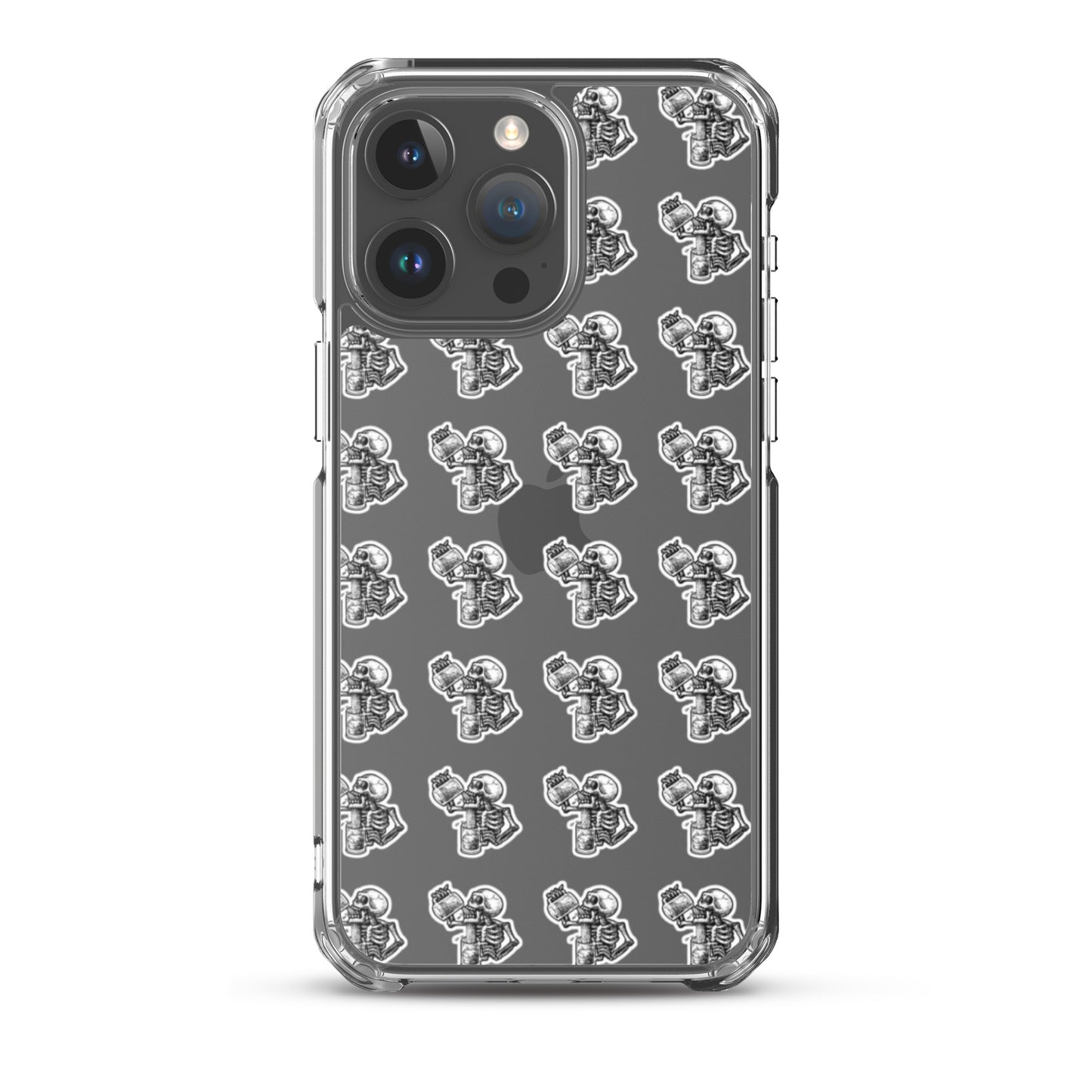 drunk skeleton iphone case