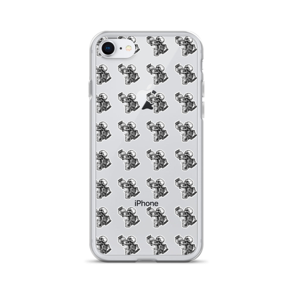 drunk skeleton iphone case
