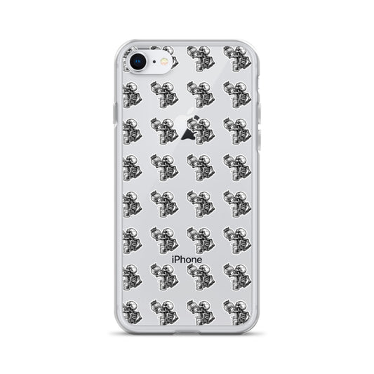 drunk skeleton iphone case