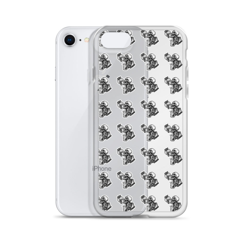 drunk skeleton iphone case