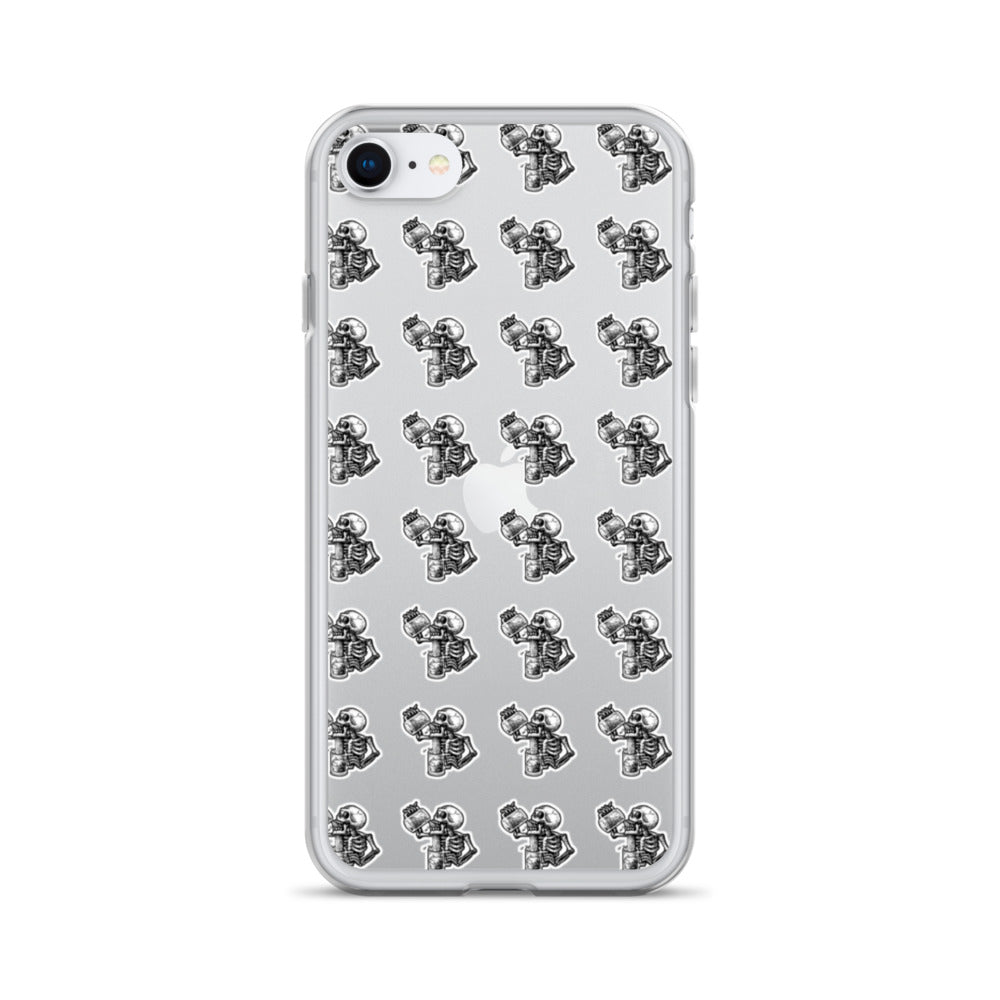 drunk skeleton iphone case