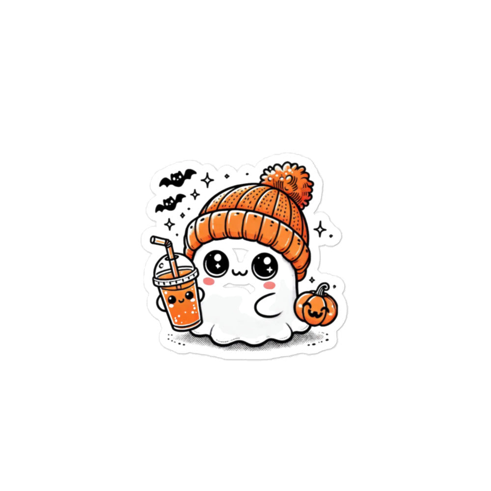 Cute ghost sticker