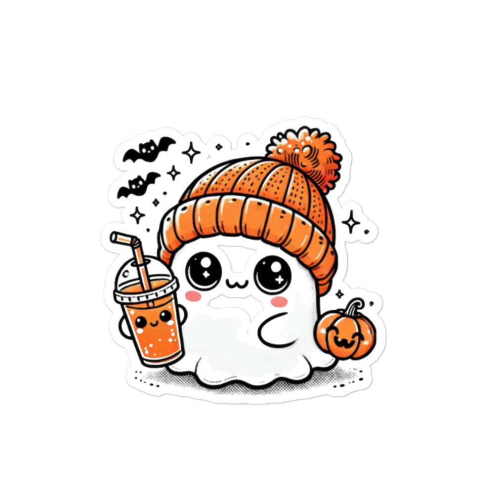 Cute ghost sticker