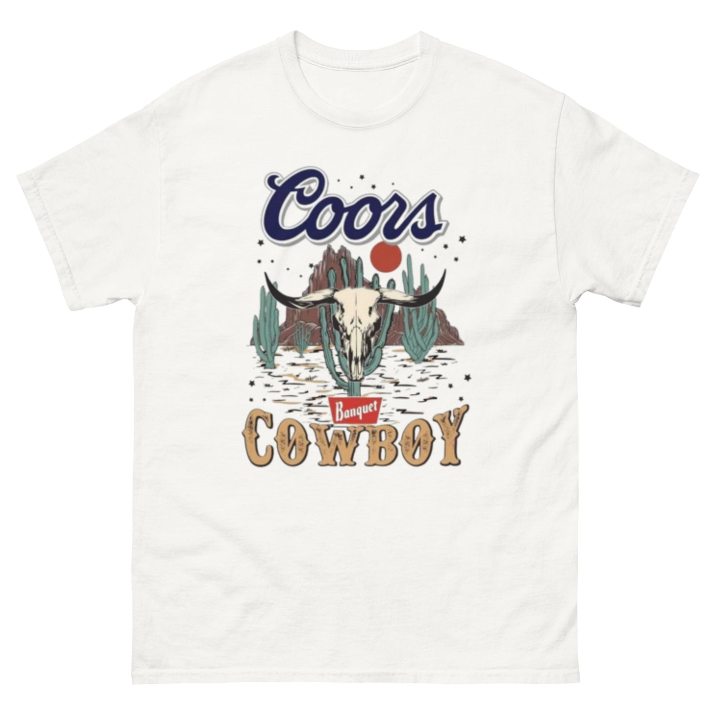 coors cowboy shirt